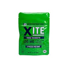 XITE 150MG 1:1 THC/CBD EDIBLE BAGS 5CT / DUBAI NUGGETS - 5CT